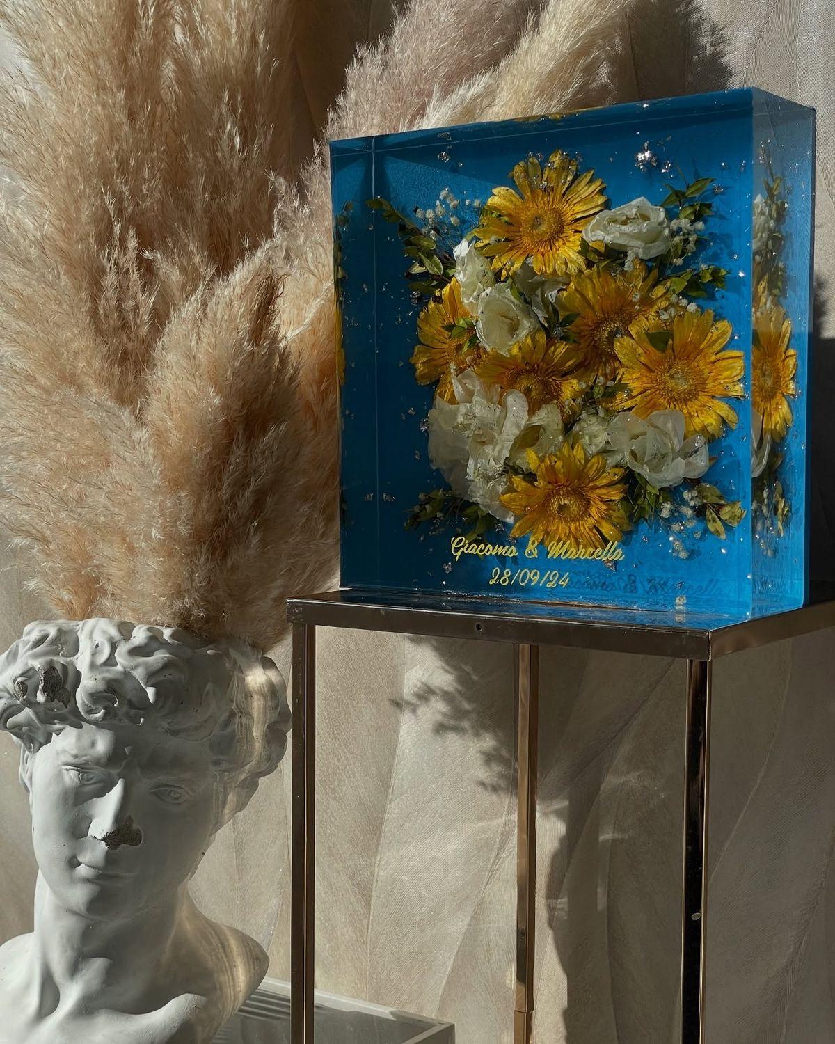Forever Bloom Floral Resin Keepsake – Preserved Flowers in Custom Shapes”